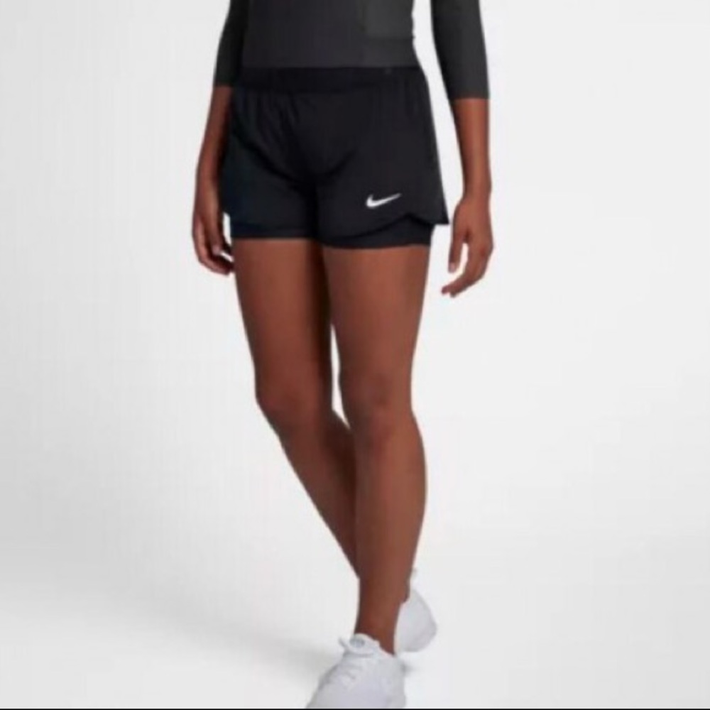 Nike Black Dri-Fit Court Dry Ace Tennis Shorts XS - Picture 15 of 15